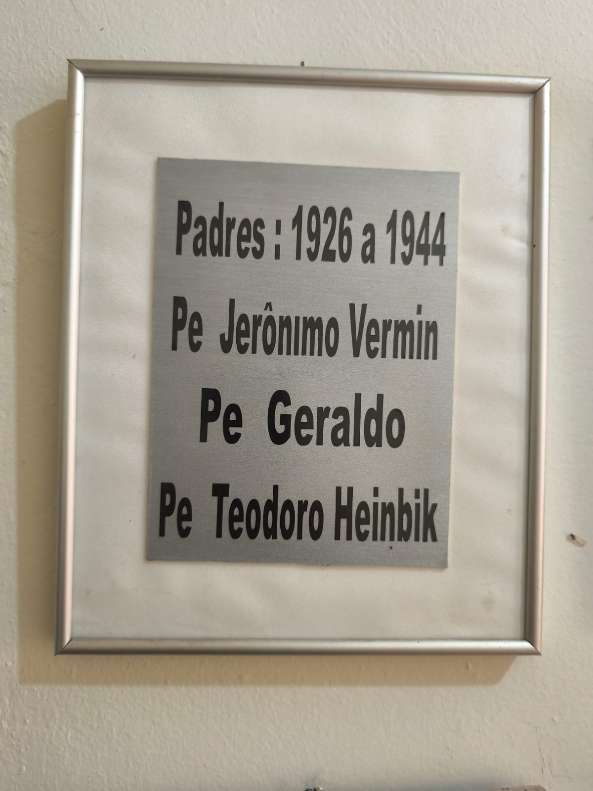 Foto emoldurada de Padres: 1926 a 1944